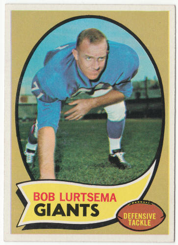 1970 Topps #197 Bob Lurtsema Rookie Card front
