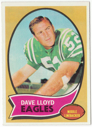 1970 Topps #21 Dave lloyd front