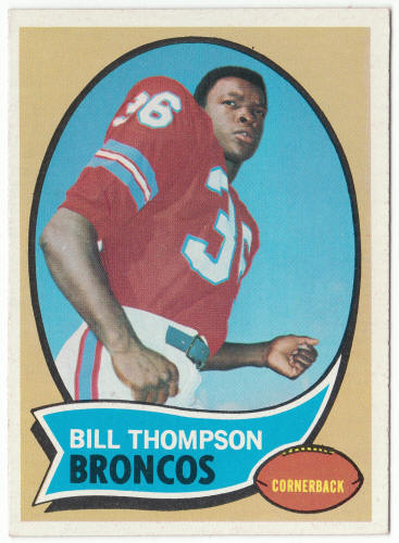 1970 Topps #231 Bill Thompson Rookie Card front