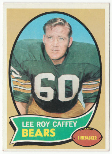 1970 Topps Football Card #236 Lee Roy Caffey front