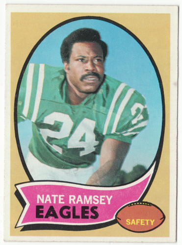 1970 Topps Football Card #239 Nate Ramsey front