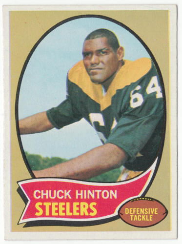 1970 Topps Football #241 Chuck Hinton Rookie Card front