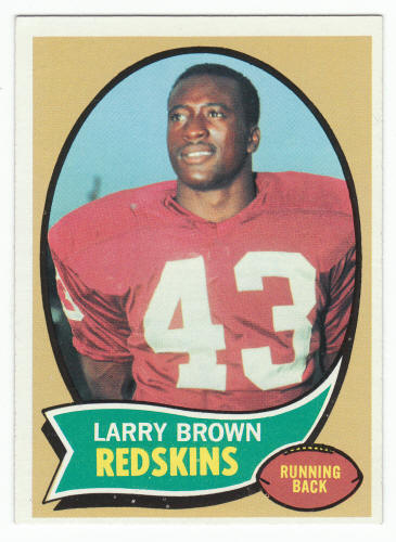 1970 Topps Larry Brown #24 Rookie Card front
