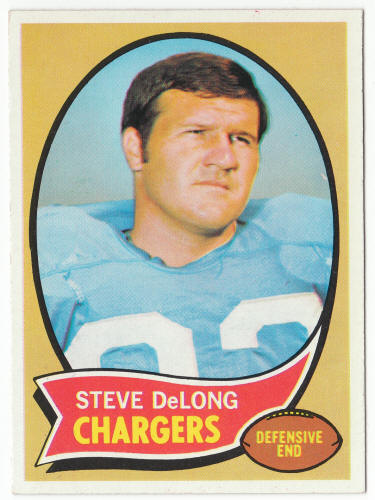 1970 Topps Football #49 Steve DeLong front