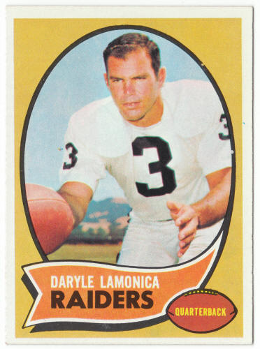 1970 Topps Football #50 Daryle Lamonica