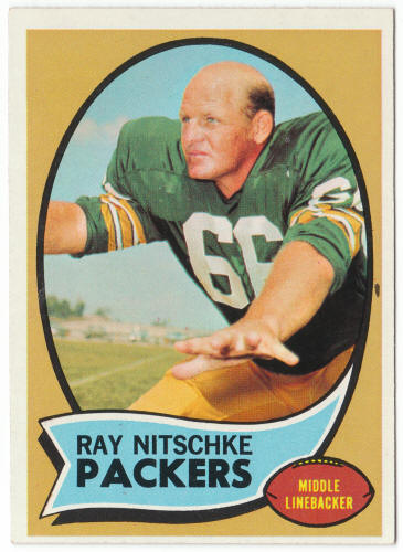 1970 Topps Football #55 Ray Nitschke