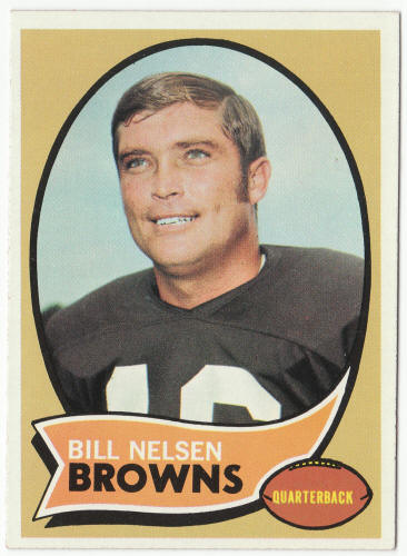 1970 Topps Football #65 Bill Nelsen front