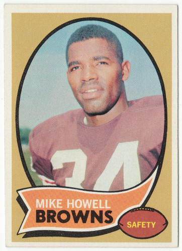 1970 Topps Football #91 Mike Howell Rookie Card front