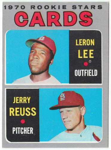 1970 Topps Baseball #96 Cardinals Rookies Leron Lee Jerry Reuss