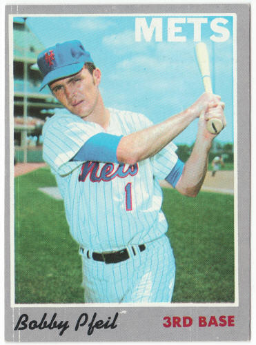 1970 Topps Baseball #99 Bobby Pfeil Rookie Card