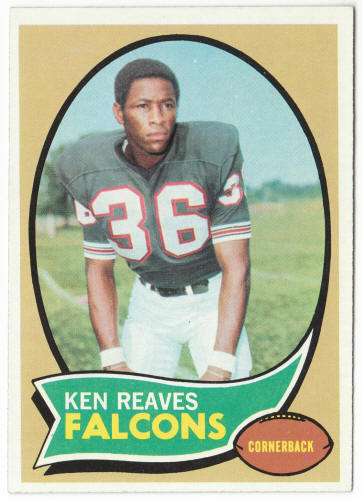1970 Topps Football #99 Ken Reaves Rookie Card
