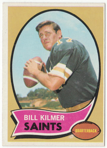 1970 Topps Football #166 Billy Kilmer front