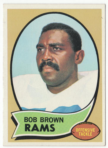 1970 Topps Football #178 Bob Brown front