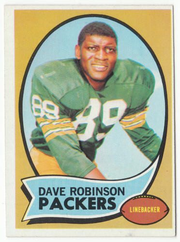 1970 Topps Football #102 Dave Robinson front