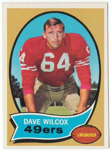 1970 Topps Football #57 Dave Wilcox front