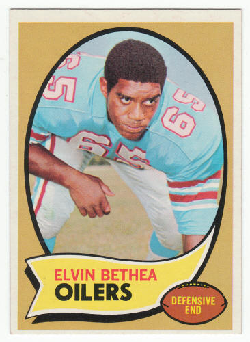 1970 Topps #43 Elvin Bethea Rookie Card front