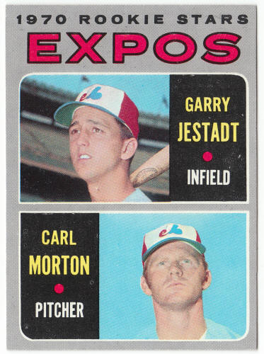 1970 Topps Baseball #109 Expos Rookies Garry Jestadt Carl Morton