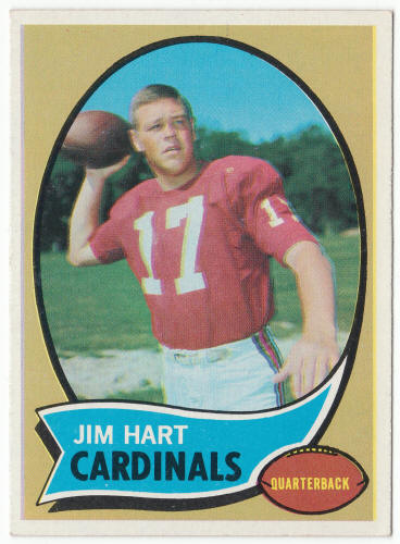1970 Topps Football #177 Jim Hart front