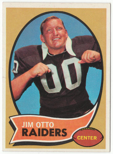 1970 Topps Football #116 Jim Otto front