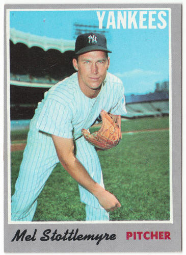 1970 Topps Baseball #100 Mel Stottlemyre