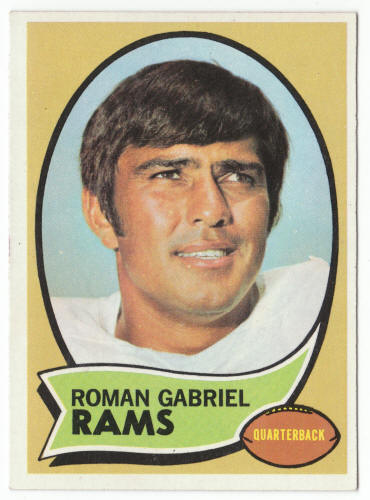 1970 Topps Football #100 Roman Gabriel front