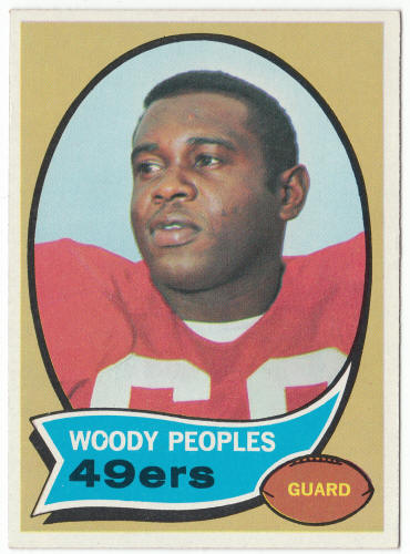1970 Topps #207 Woody Peoples Rookie Card front