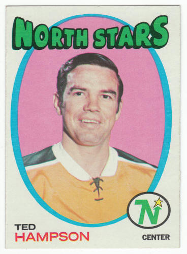 1971-72 Topps Hockey #101 Ted Hampson