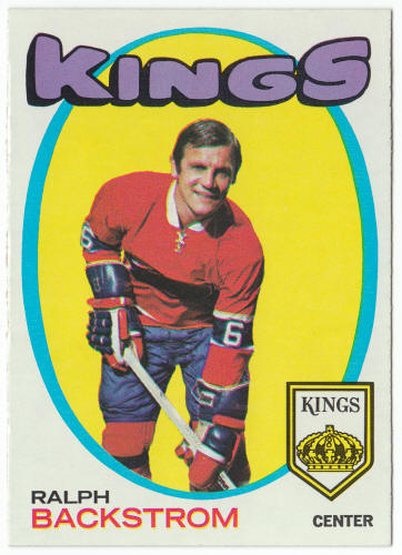 1971-72 Topps Hockey #108 Ralph Backstrom