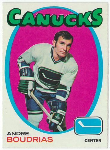 1971-72 Topps Hockey #12 Andre Boudrias