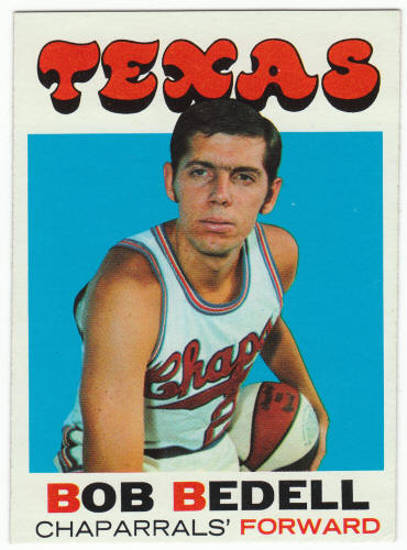 1971-72 Topps Basketball #153 Bob Bedell Card front