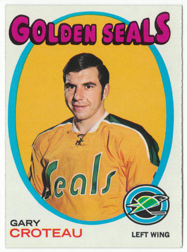 1971-72 Topps Hockey #17 Gary Croteau