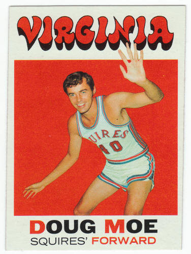 1971-72 Topps #181 Doug Moe Rookie Card Ex/M