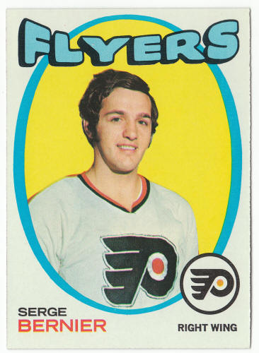 1971-72 Topps Hockey #19 Serge Bernier Rookie Card