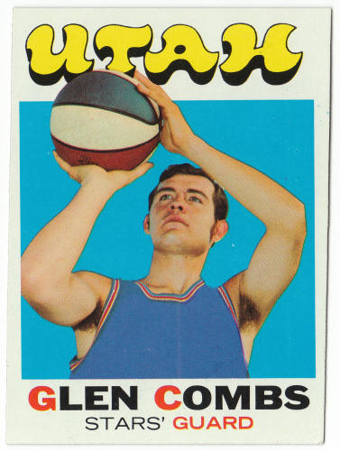 1971-72 Topps Basketball #215 Glen Combs front
