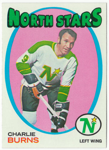 1971-72 Topps Hockey #21 Charlie Burns