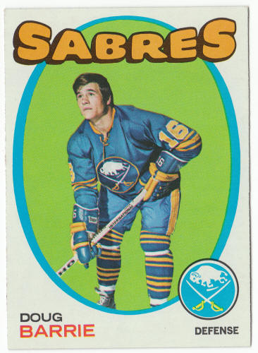 1971-72 Topps Hockey #22 Doug Barrie Rookie Card