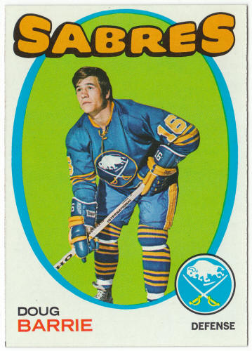 1971-72 Topps Hockey #22 Doug Barrie Rookie Card