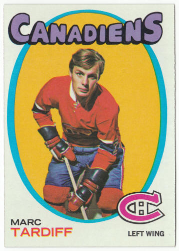 1971-72 Hockey #29 Marc Tardiff First Topps Card