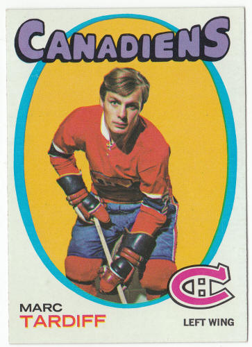 1971-72 Hockey #29 Marc Tardiff First Topps Card