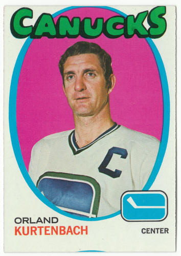 1971-72 Topps Hockey #42 Orland Kurtenbach