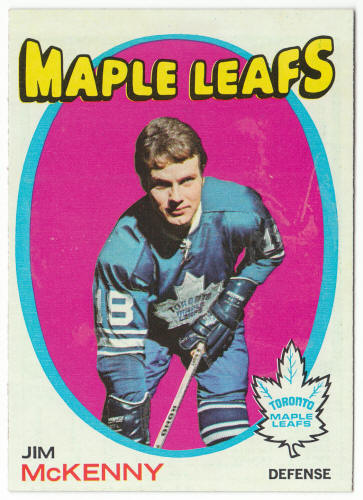 1971-72 Topps Hockey #43 Jim McKenny