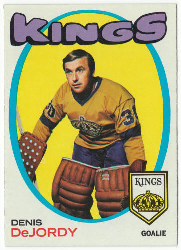 1971-72 Topps Hockey #63 Denis DeJordy