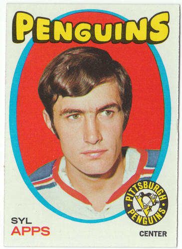 1971-72 Topps #77 Syl Apps Rookie Card front
