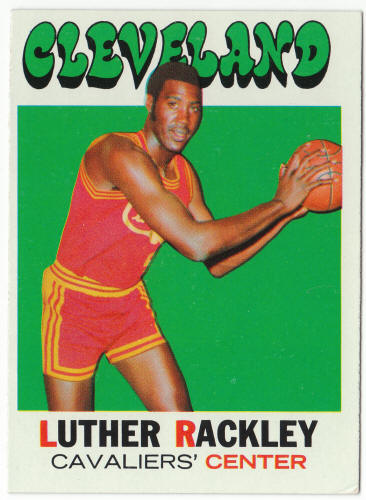 1971-72 Topps Basketball #88 Luther Rackley front