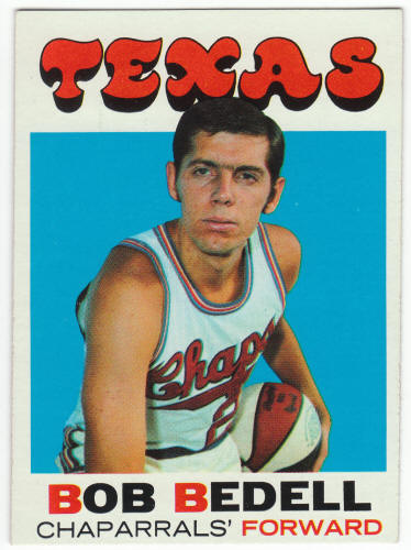 1971-72 Topps Basketball #153 Bob Bedell Card front