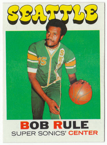 1971-72 Topps Basketnball #40 Bob Rule