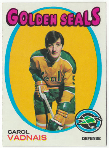 1971-72 Topps Hockey #46 Carol Vadnais