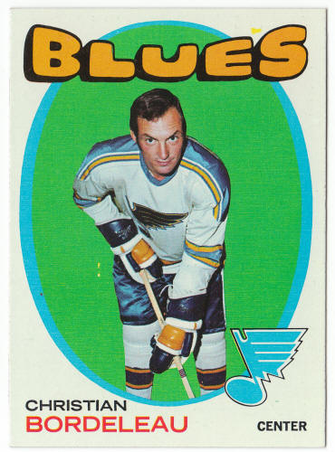 1971-72 Topps Hockey #51 Christian Bordeleau Rookie Card