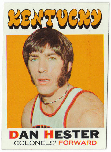 1971-72 Topps Basketball #166 Dan Hester