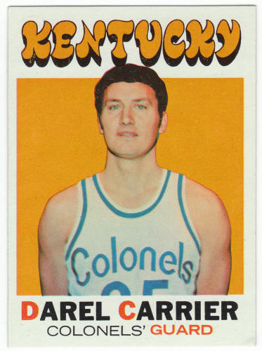 1971-72 Topps Basketball #177 Darel Carrier Card front
